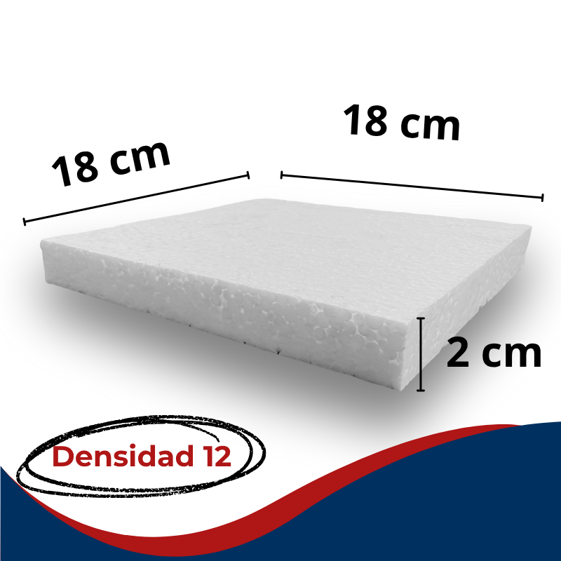 Placa PSE 12K 0.18 x 0.18 x.02