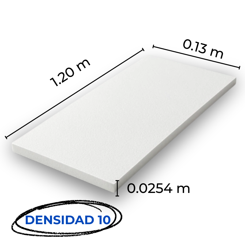 PLACA PSE BD 10K 1.20 x 0.13 x 0.0254 M