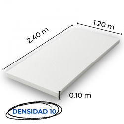 PLACA PSE BD 10K 1.20 x 2.40 x .10 M